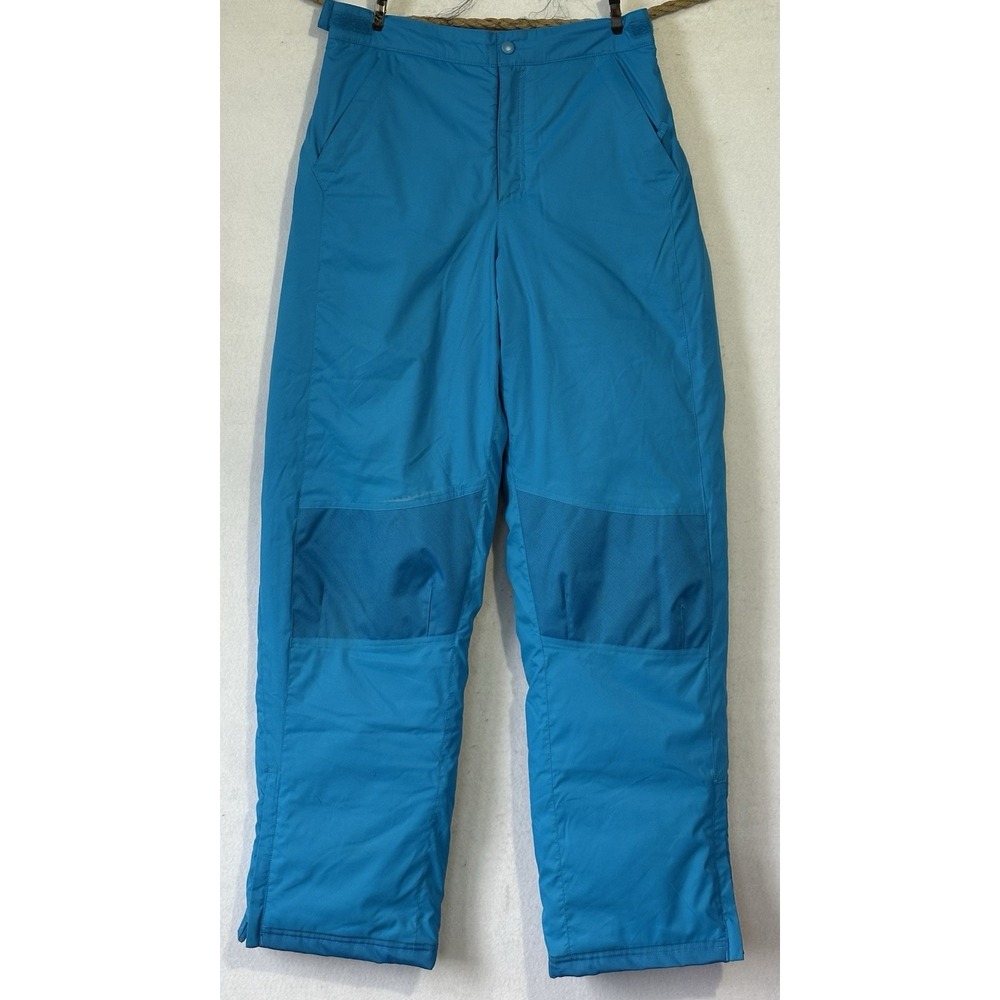 LL Bean Kids Ski Pants Sz 18 Youth Bright Blue Snow Winter